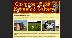 Desktop Screenshot of coxmoorhousekennelsandcattery.com